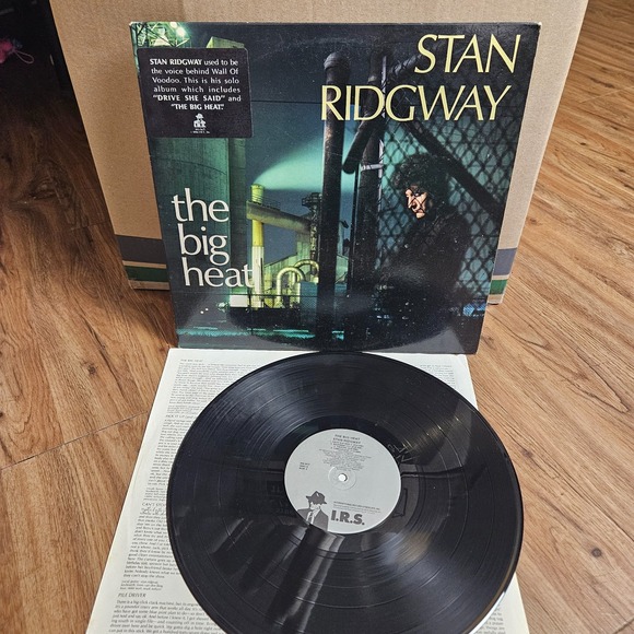 Stan Ridgway – The Big Heat I.R.S. Records 1986 IRS-5637 Promo Vinyl LP EX EX/EX - Picture 1 of 6